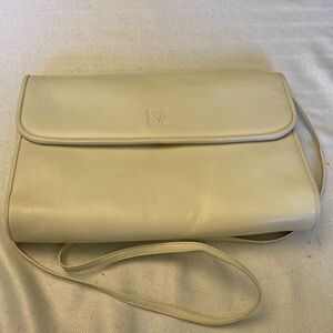 Used: Anne Klein vintage white leather purse